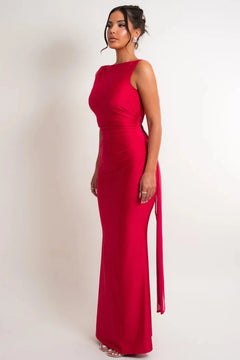 The Merissa Dress | Cranberry (FINAL SALE)