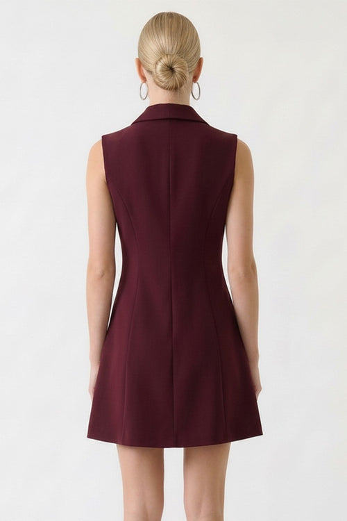Corner Office Dress | Wine