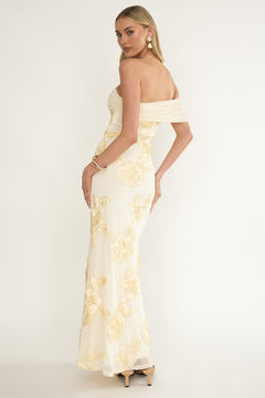 Everlasting Bloom Dress | Butter Yellow