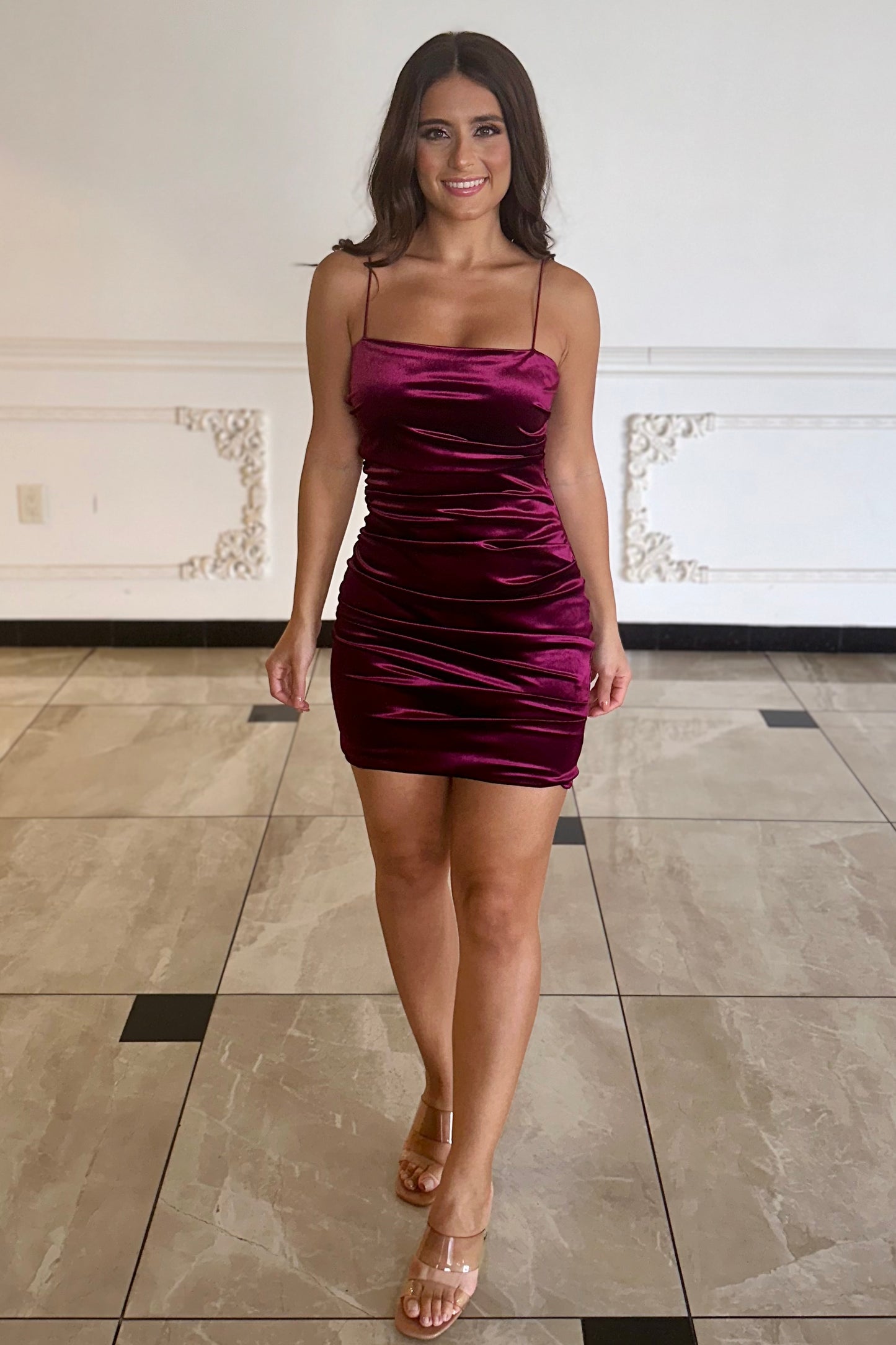 Sangria Nights Dress (Wine)