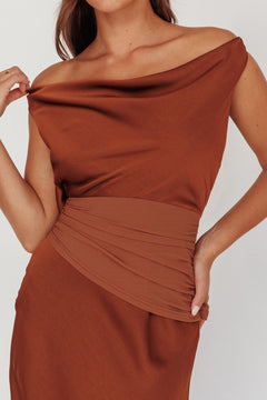 Effortless Beauty Dress | Brown