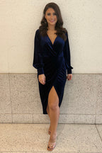 The Sofia Dress (Navy)