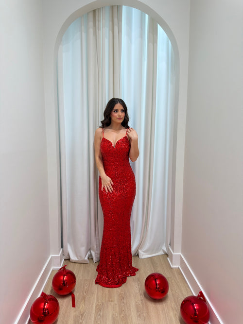 The Gianna Dress | Red