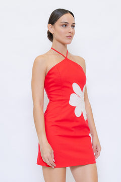 Portofino Petal Dress | Red