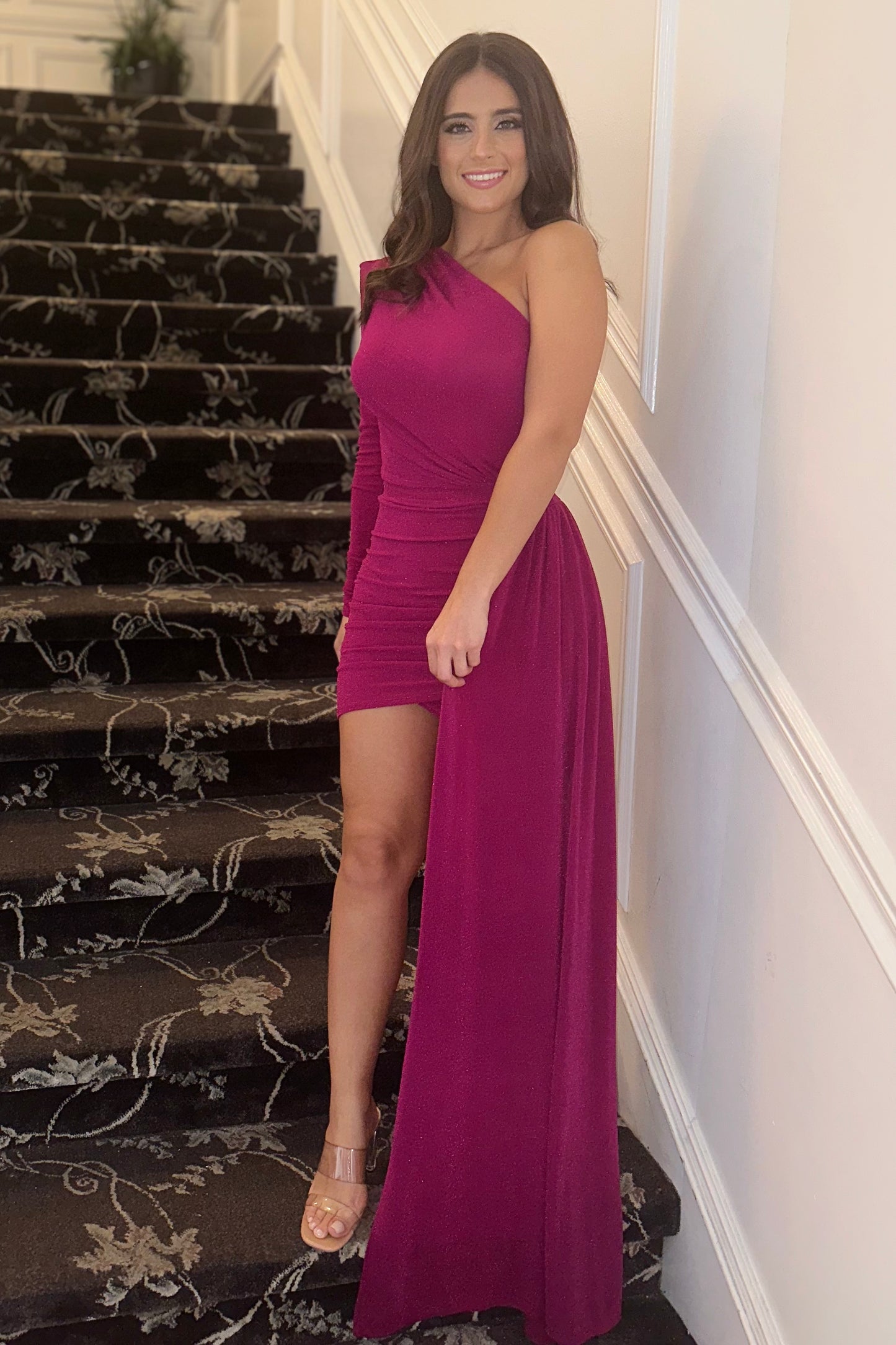 Lavish Lifestyle Dress (Magenta)