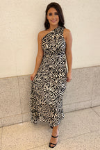 Urban Oasis Dress | Black/Nude (Final Sale)