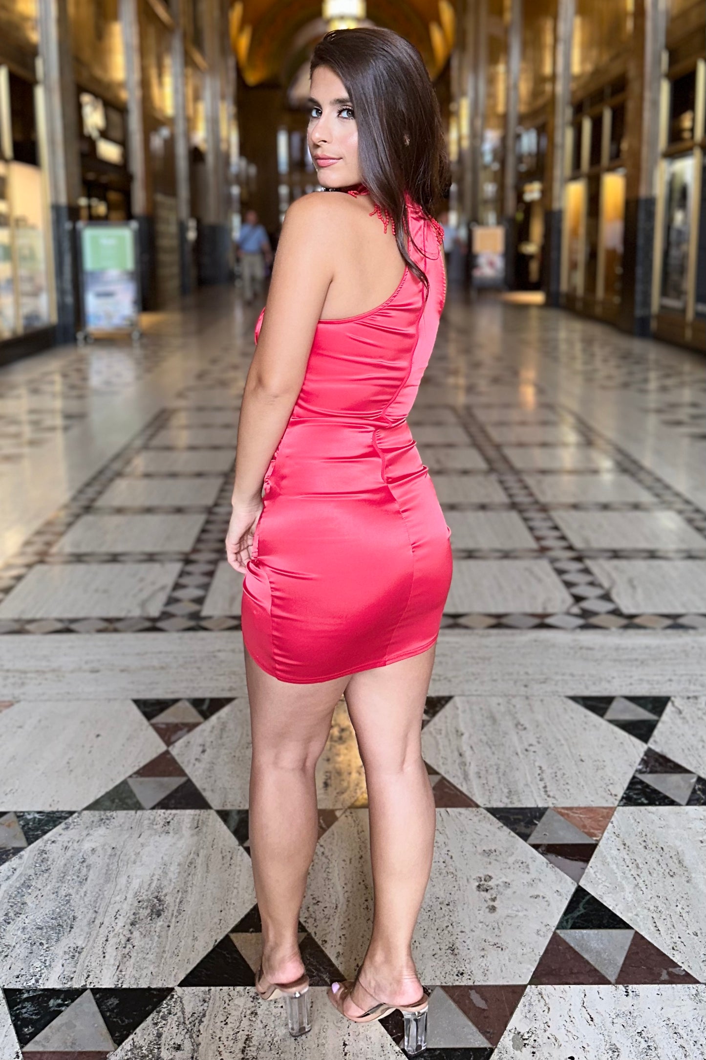 Scarlet Seduction Dress (Red)