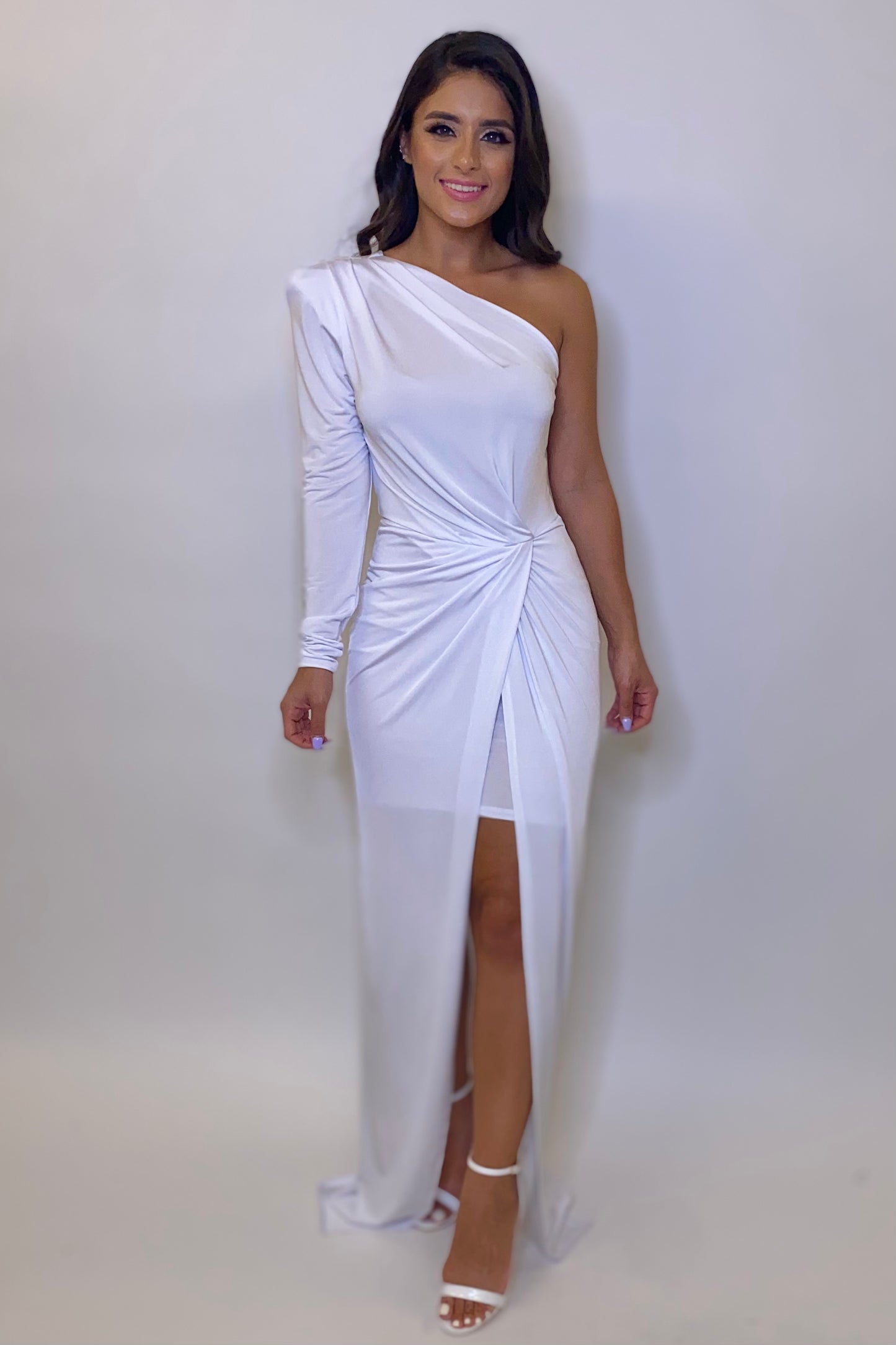 Party in Rio Dress (White) (FINAL SALE)