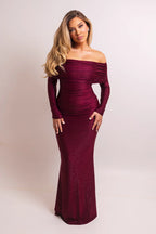 The Carlee Dress | Wine