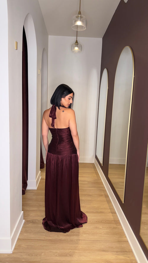 The Calista Dress | Wine