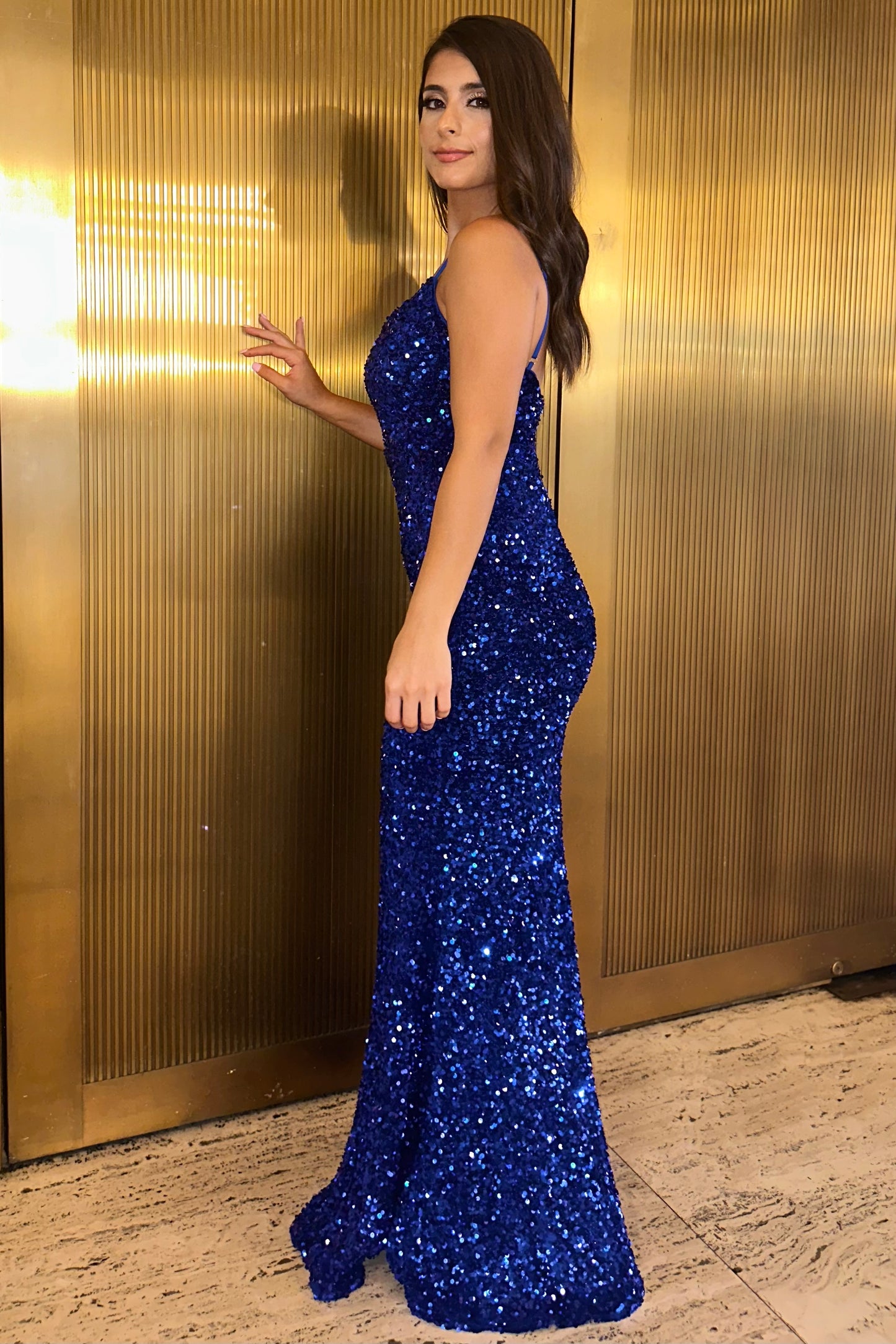 Queen Nancy Dress (Royal Blue)