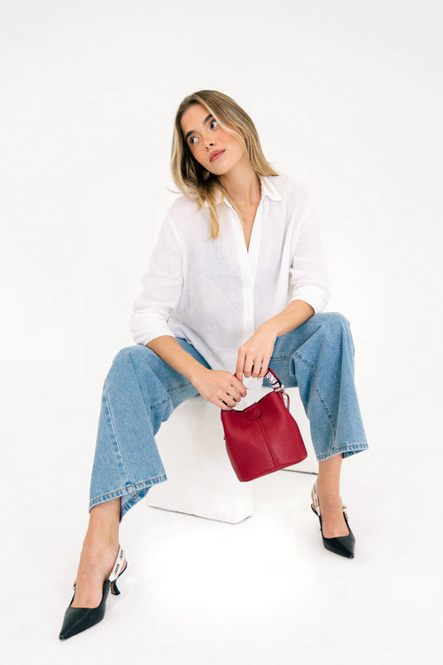 Paris With Love Clutch | Beige