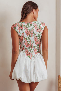 Parisian Kiss Dress | Ivory/Floral
