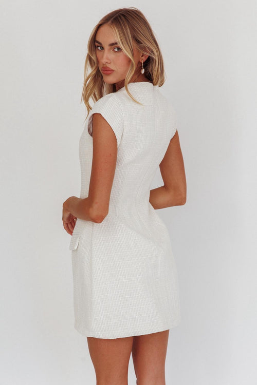 Uptown Girl Dress | Cream