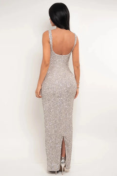The Navine Dress | Silver (FINAL SALE)