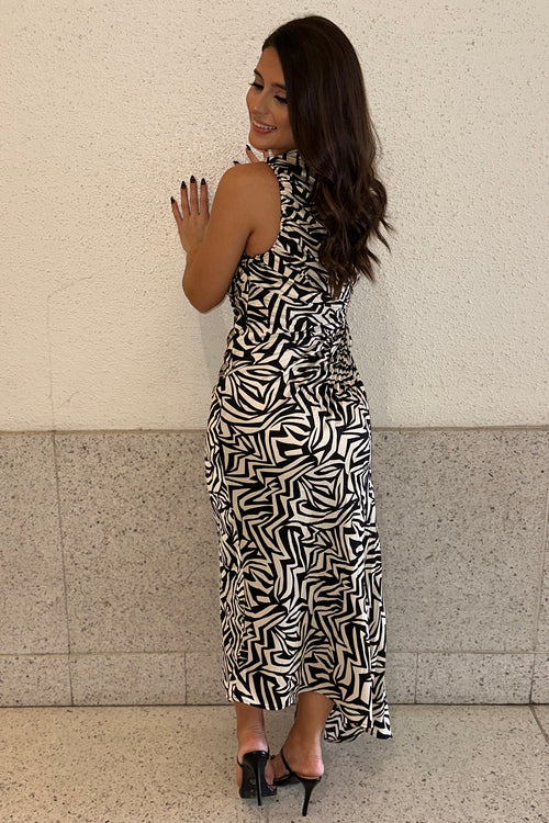 Urban Oasis Dress | Black/Nude (Final Sale)