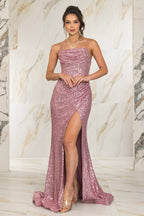 The Leanna Dress | Mauve