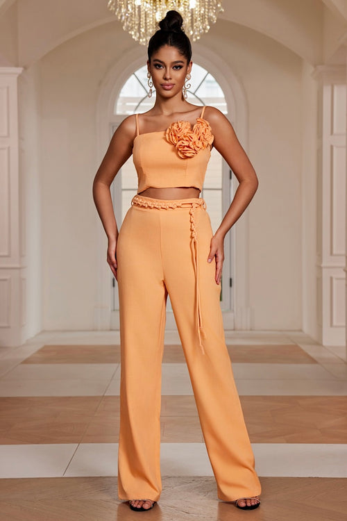 The Clarissa Two-Piece Set | Orange
