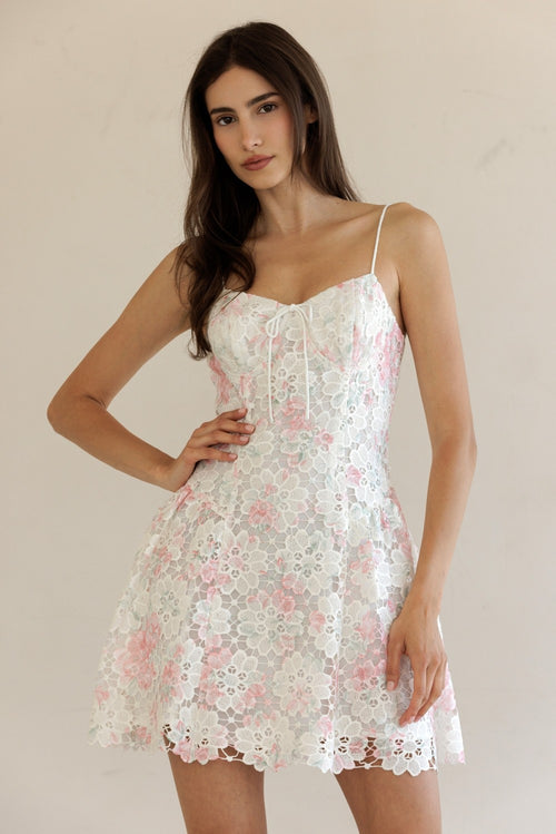 Special Memory Dress | Ivory/Pink