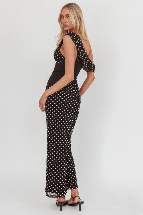 Make A Scene Dress | Black Dot
