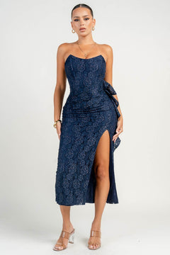 Midnight Glamour Dress | Navy