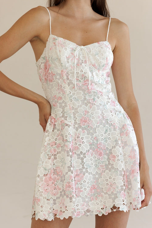 Special Memory Dress | Ivory/Pink