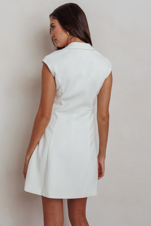 Boss Lady Dress | Ivory