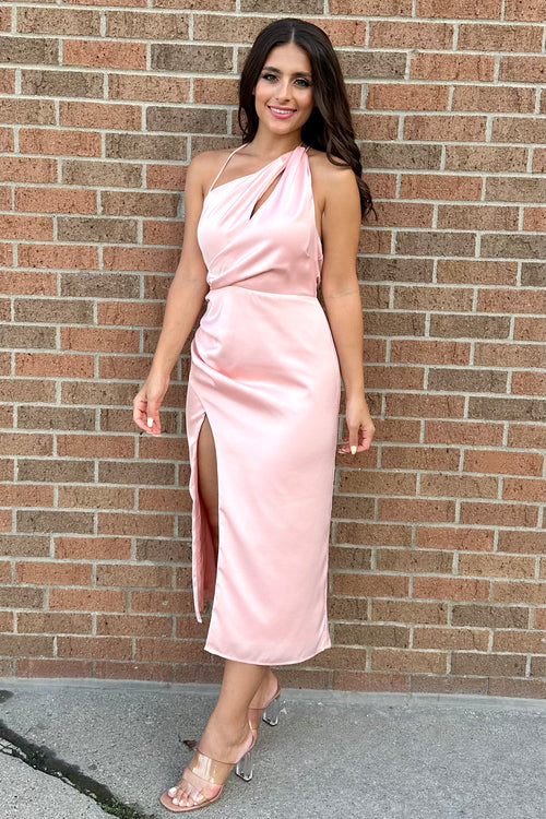 Heavenly Bliss Dress (Blush) (FINAL SALE)