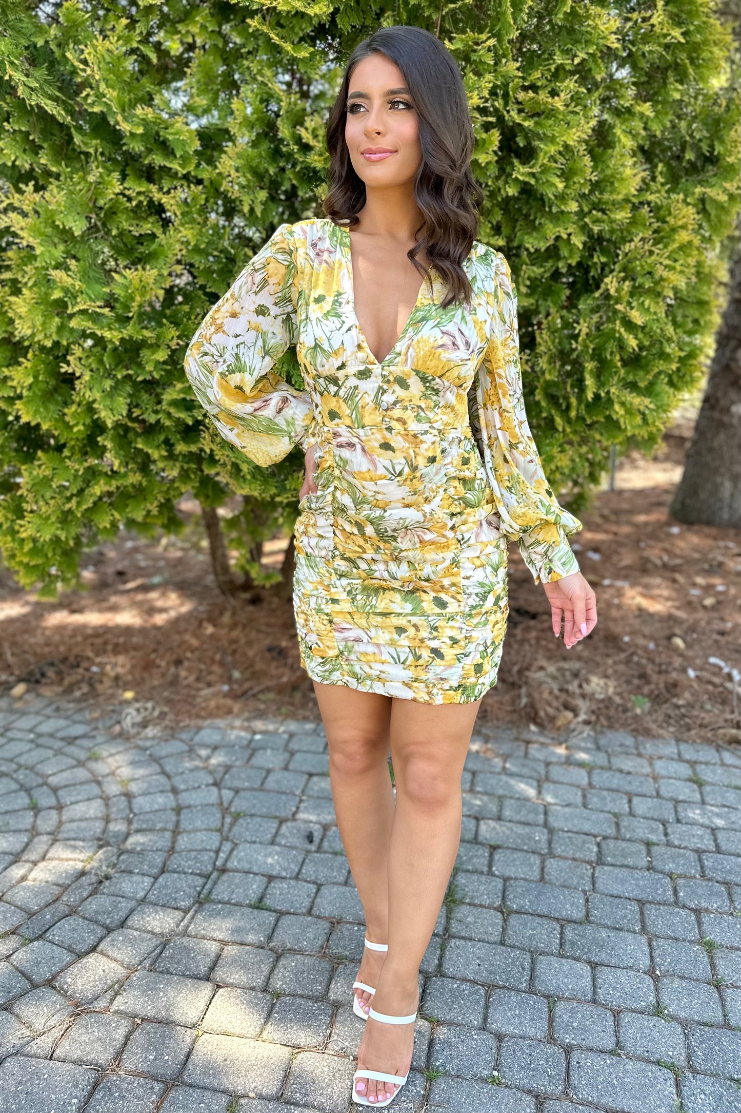 Garden Romance Dress (Ivory/Floral) (FINAL SALE)