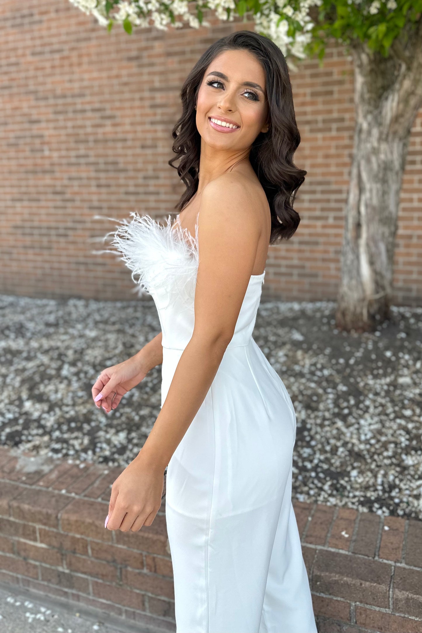 Fashion Forward Jumpsuit (Ivory)