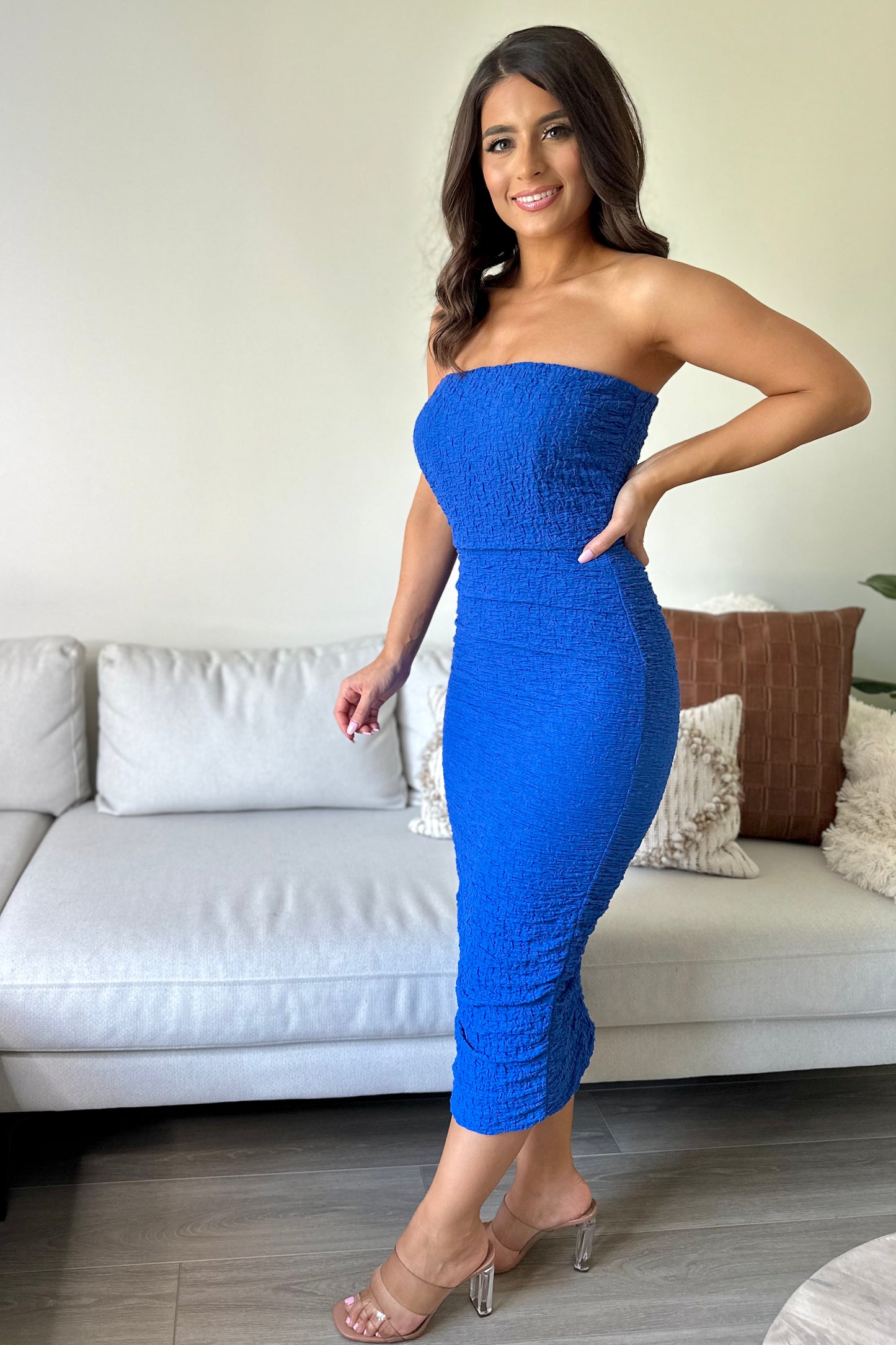 Vibrant Love Dress (Royal Blue)
