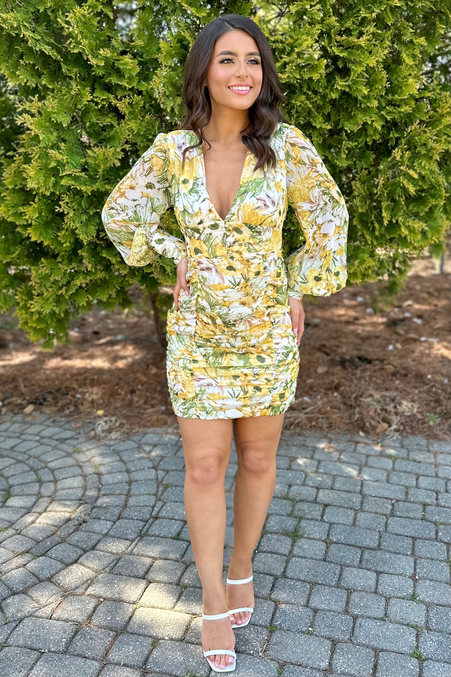 Garden Romance Dress (Ivory/Floral) (FINAL SALE)