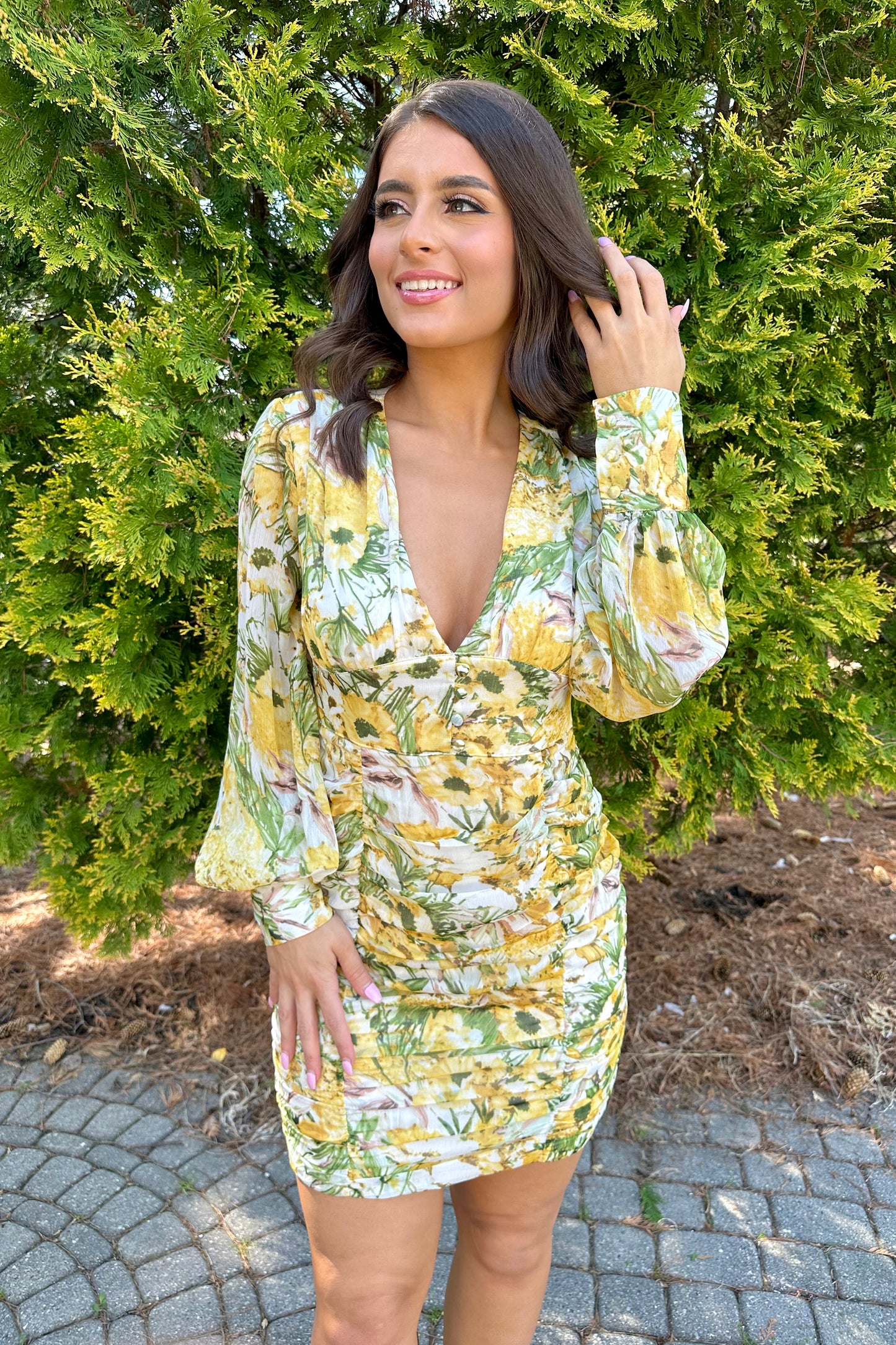 Garden Romance Dress (Ivory/Floral) (FINAL SALE)