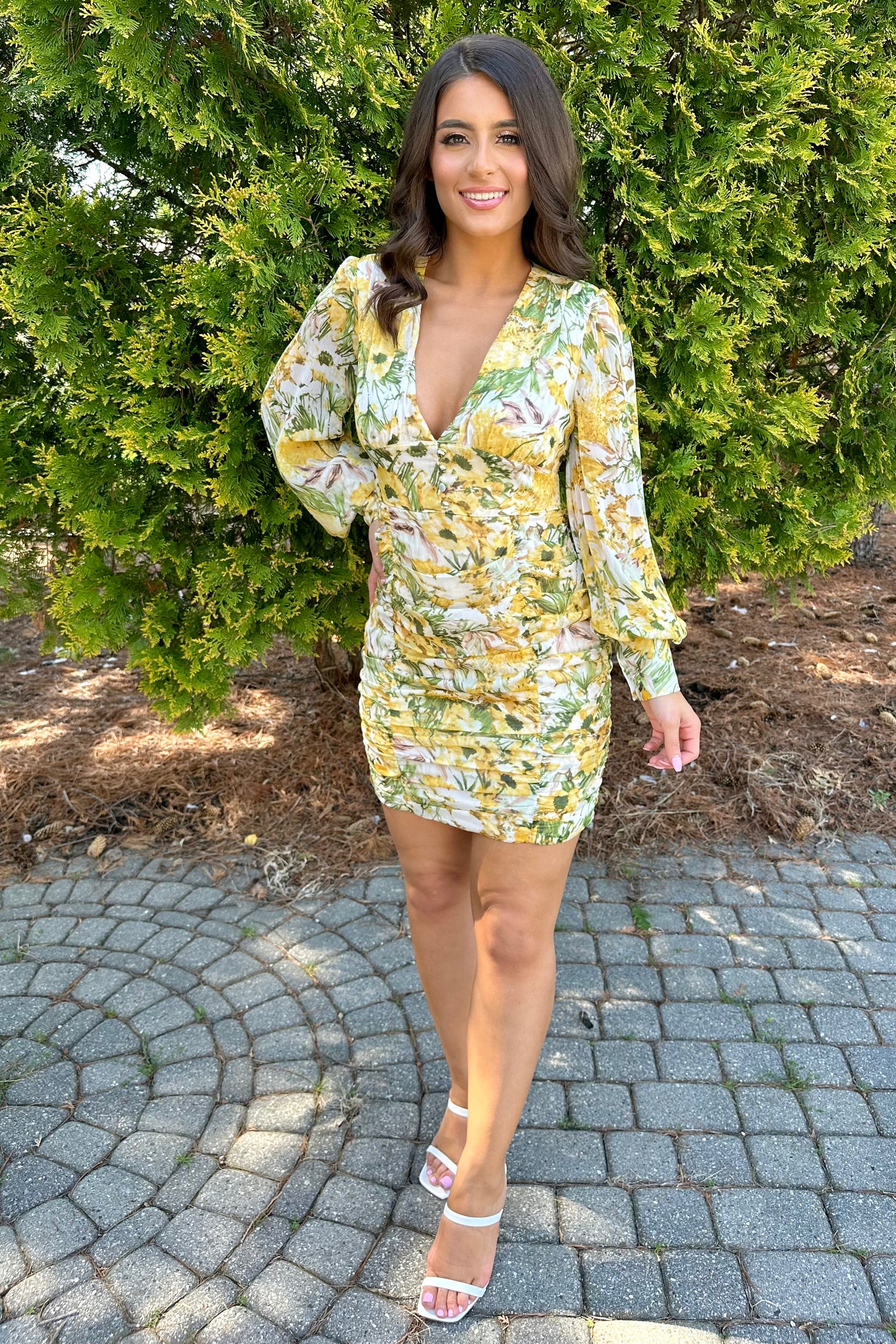 Garden Romance Dress (Ivory/Floral) (FINAL SALE)