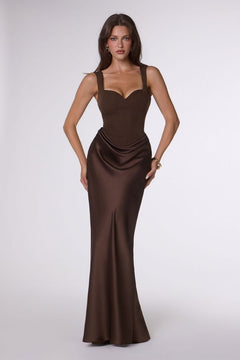The Alessandra Dress | Espresso (FINAL SALE)