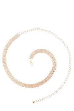 5-Line Rhinestone Belt