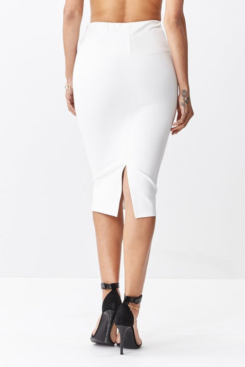 Girl Boss Skirt | Ivory (Final Sale)