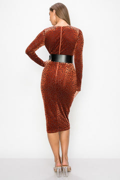 Obsessed With You Dress | Rust (Final Sale)