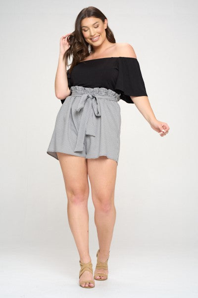Wild Heart Romper (Black) (FINAL SALE)