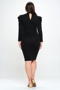 Twinkle Star Dress | Black (Final Sale)