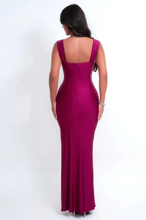 The Sienna Dress | Berry (FINAL SALE)