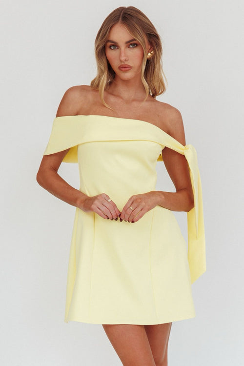 Forever Yours Dress | Pale Yellow