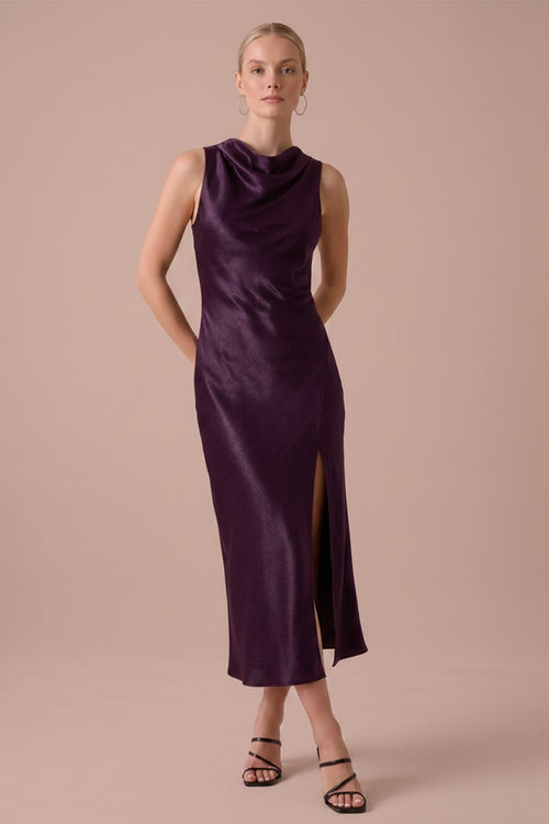 Starlight Soiree Dress | Plum