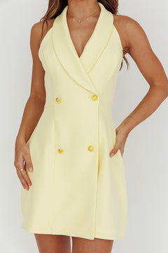 Newport Club Dress | Yellow