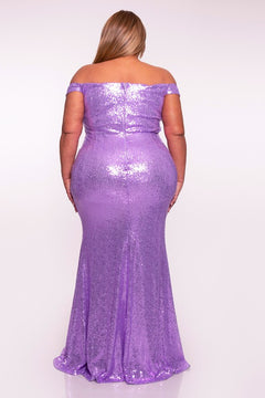 Queen Mae Dress (Lavender)