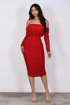 Classy & Confident Dress (Red)