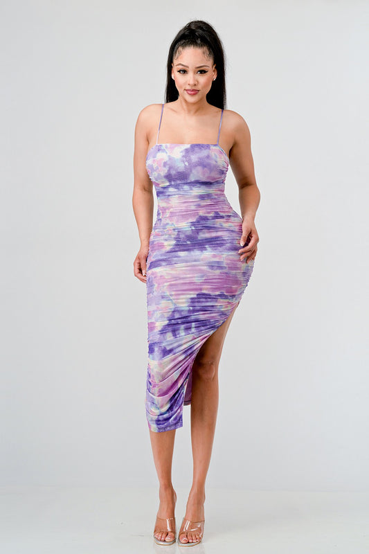 Mermaid Kiss Dress (Purple/Multi)