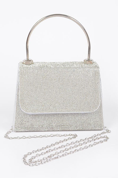 Dazzle Forever Clutch | Silver