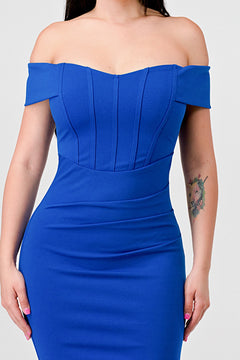 Classic Beauty Dress | Royal Blue