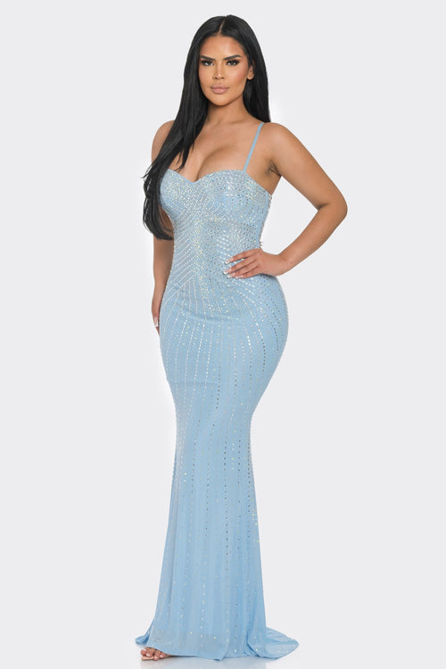 Queen Avery Dress | Blue
